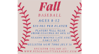 Fall Ball Registration Open